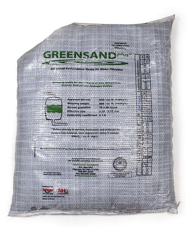 Vật liệu Greensand Plus - Clack Corporation loại bỏ sắt, mangan, hydrogen sulfide, asen và radium