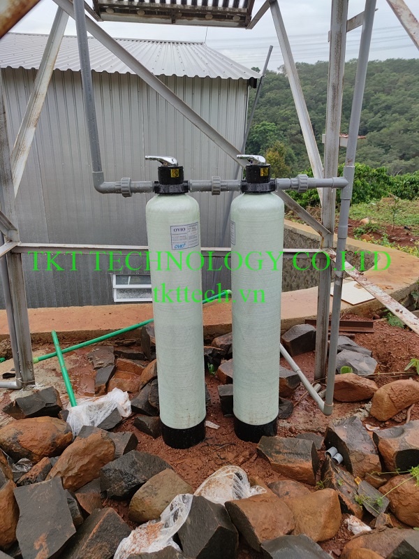Bình lọc Xử lý nước giếng nhiễm phèn khu vực Đắk Lắk