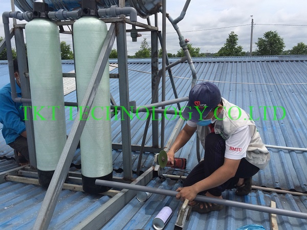 Bộ lọc nước giếng khoan nhiễm phèn cho sản xuất công nghiệp ở huyện Xuyên Mộc - Tỉnh Bà Rịa Vũng Tàu