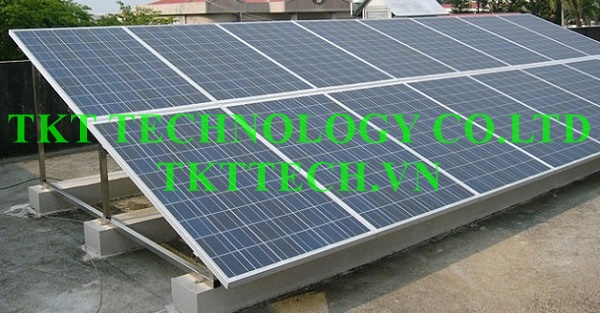 Hệ thống Tấm pin Solar Panel cung cấp năng lượng mặt trời cho hệ thống máy lọc nước uống trực tiếp